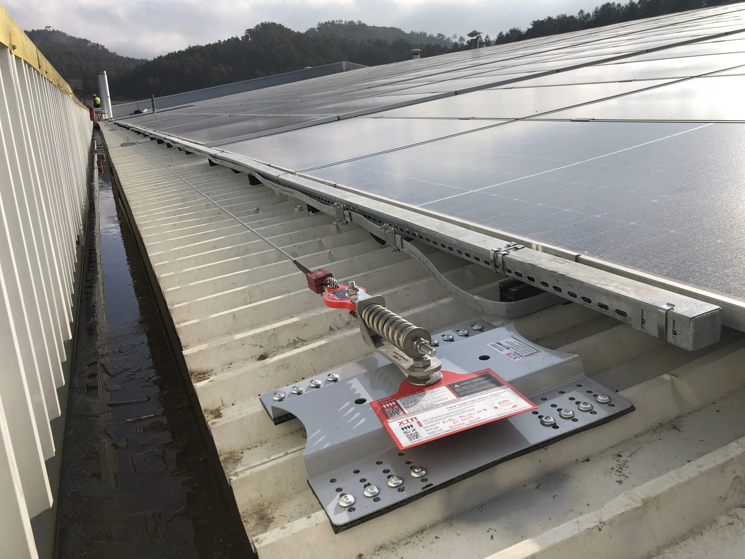 Solar Panel yatay yaşam hattı